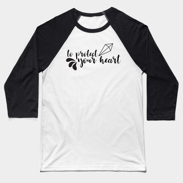 Camsten "To Protect Your Heart" Baseball T-Shirt by DreamsofTiaras